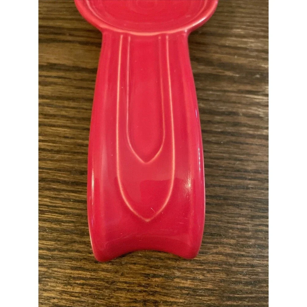 Fiesta Scarlet Red Spoon Rest 8